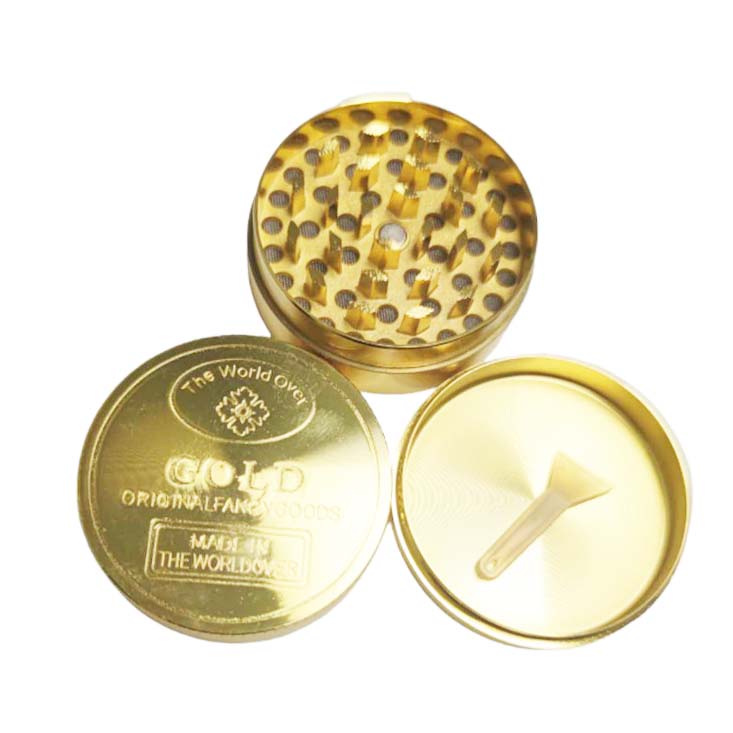 Gold 3 Parts 50mm Herb Grinder_2