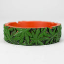 Green Leaf Resin Ashtray [RT-42] Resin Ashtray Canadian Distributor