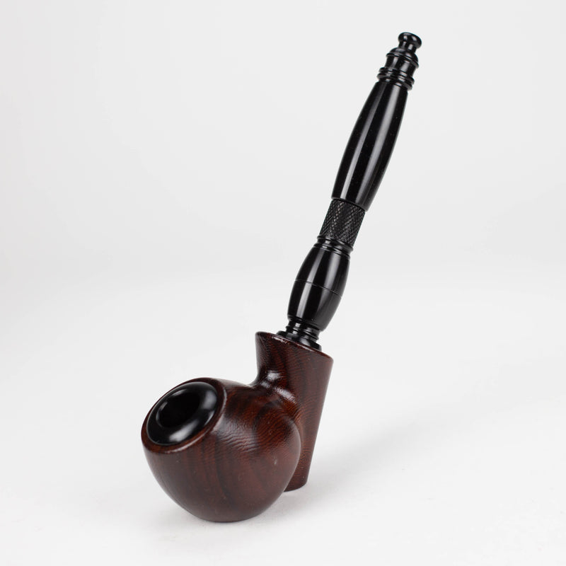 O 8" Aluminum Tobacco Pipe with Screens