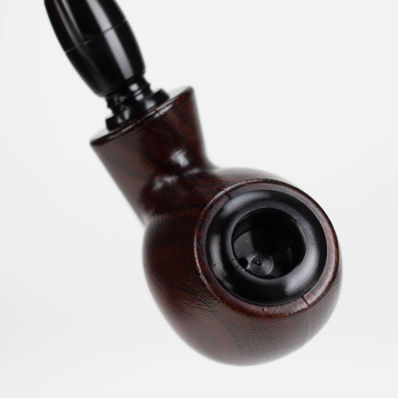 O 8" Aluminum Tobacco Pipe with Screens