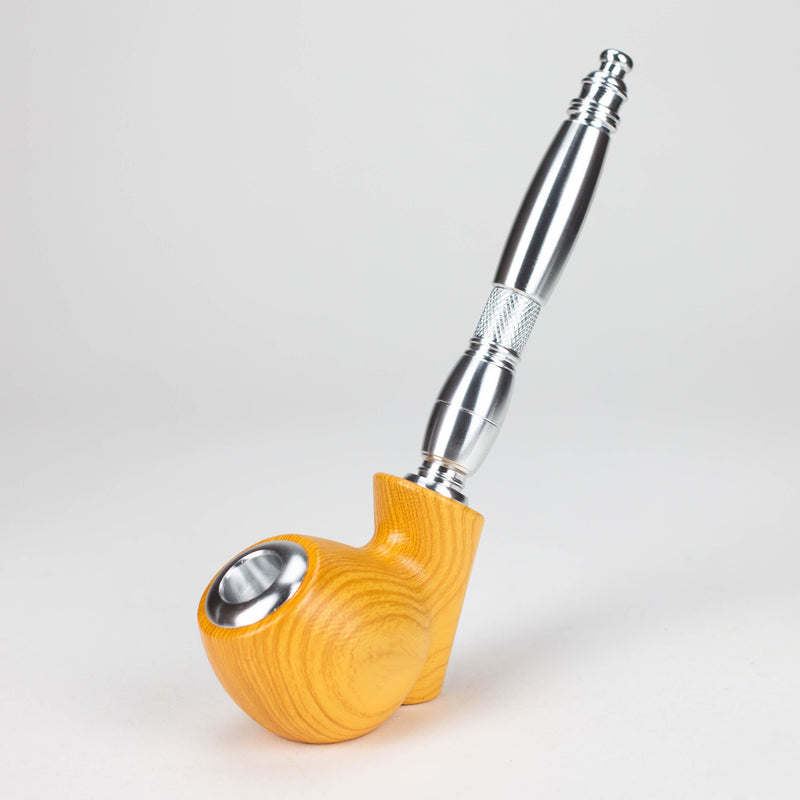 O 8" Aluminum Tobacco Pipe with Screens