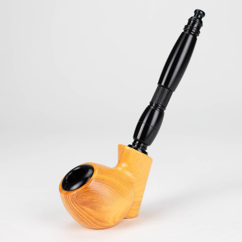 O 8" Aluminum Tobacco Pipe with Screens