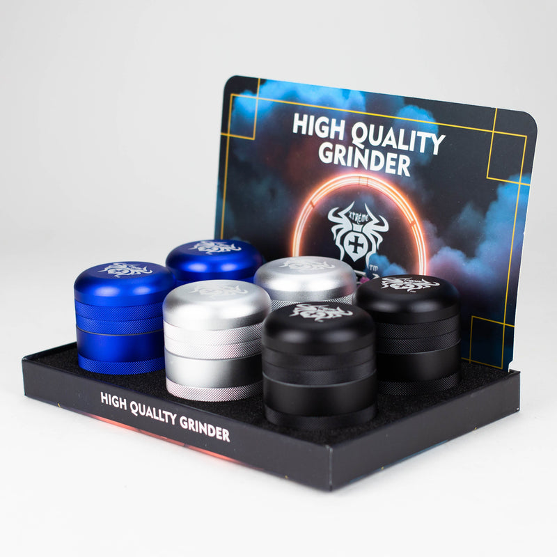 O Xtreme | 65mm Aluminium Grinder 5 Layers Box of 6 [G1488]