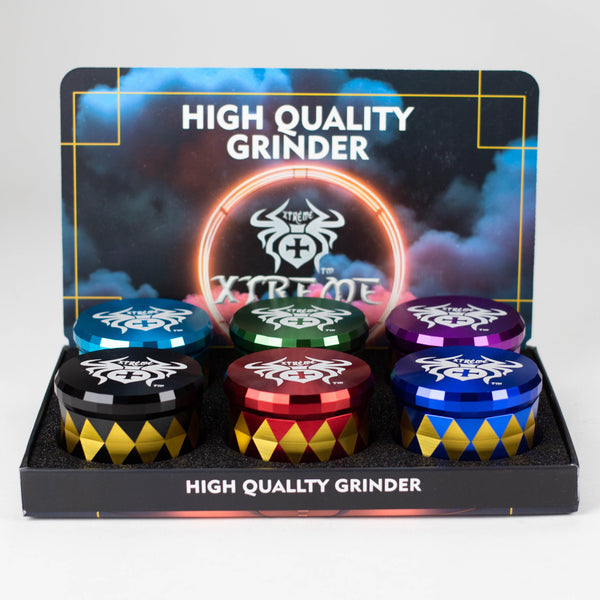 O Xtreme | 43mm Aluminium Grinder 4 Layers Box of 6 [G1493]