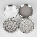 2" 4 parts Metal grinder Box of 12 Display Pack Canadian Distributor