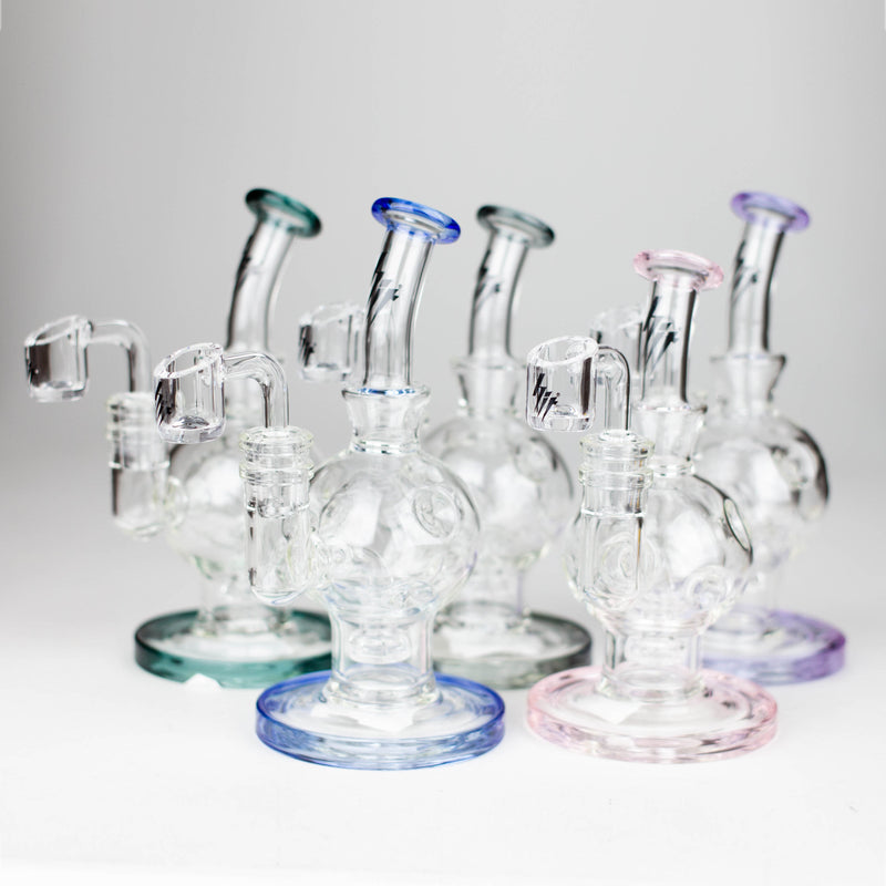 O HIT | 7" Glass Oil Rig Water Bong