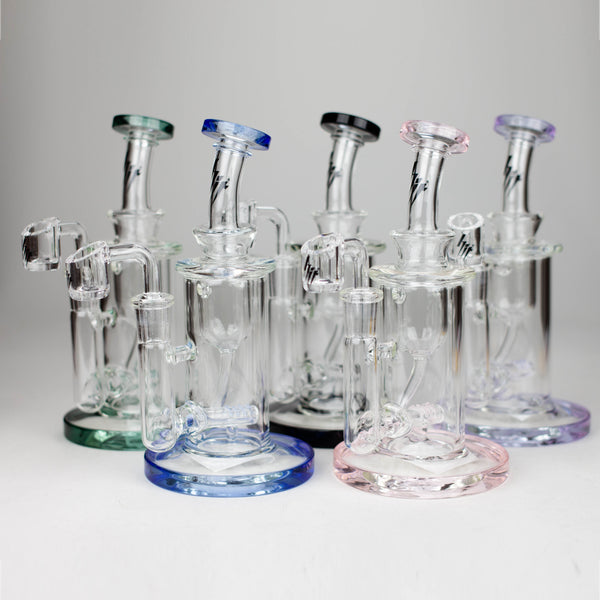 O HIT | 8" Glass Oil Rig Water Bong