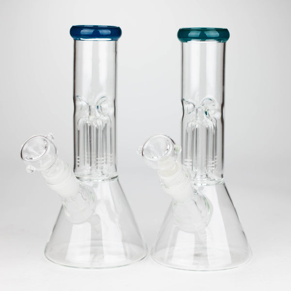 O 8" Beaker Bong with Perculator