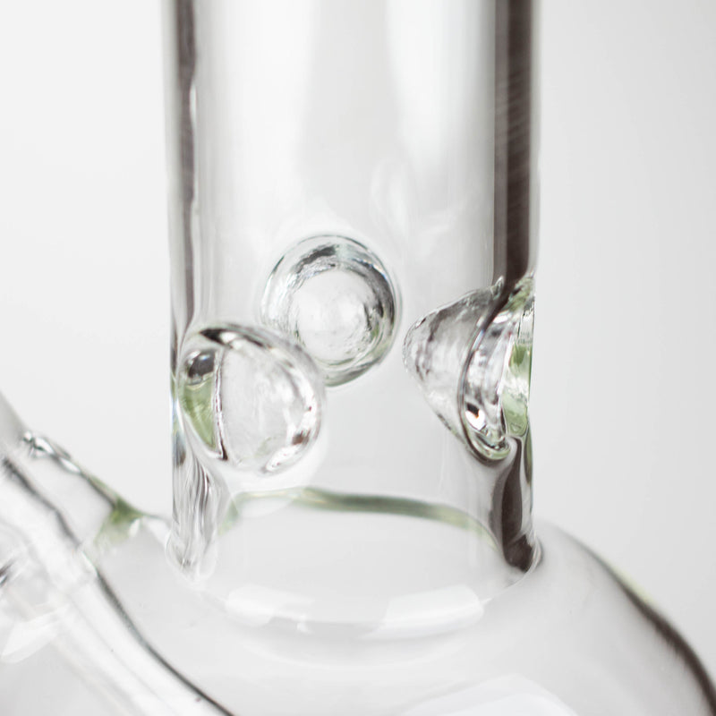 O 9" Round base glass bong