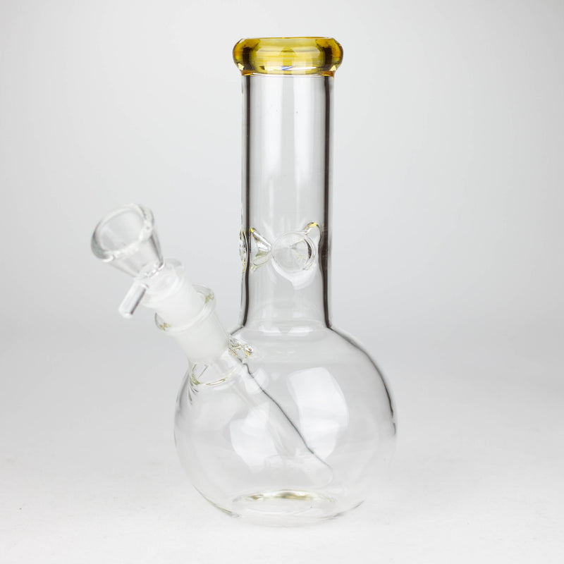 O 9" Round base glass bong