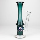 10" Color tube glass bong with eye Glass Bong Bongzie Smokes