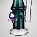 10" Color tube glass bong with eye Glass Bong Bongzie Smokes