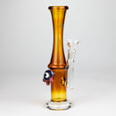10" Color tube glass bong with eye Glass Bong Bongzie Smokes YELLOW