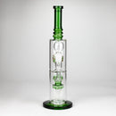 14" Color accented percolator glass bong with ball & Arm diffuser Glass Bong Bongzie Smokes