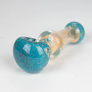 5”Gold Fumed Hand Pipe Pack of 2 [BZS-0092] Glass Pipe Bongzie Smokes