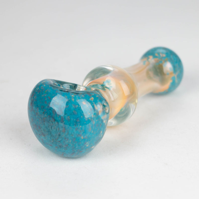 O 4" Gold Fumed Hand Pipe Pack of 2 [BZS-0092]