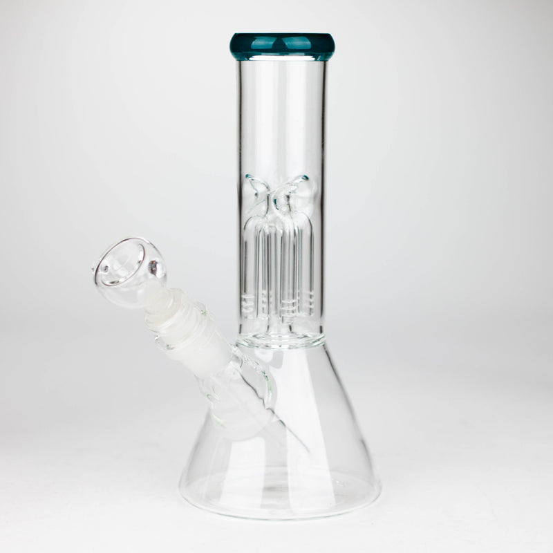 O 8" Beaker Bong with Perculator