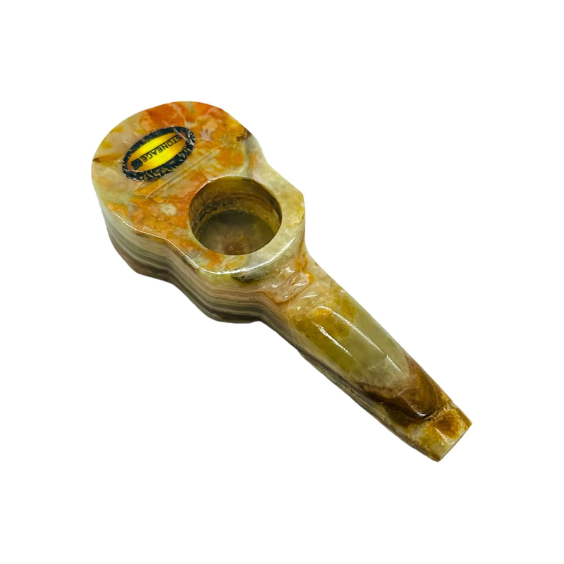 StoneAge 4" Handmade Tobacco Smoking Pipe – Model: Guitar, Includes Gift Box_5