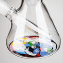 Z10" Glass Bong With Abstract Art Design Glass Bong 777 Smoke