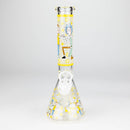 9" Glow In The Dark 4mm glass bong [S60] Glass Bong Super Supplys Inc