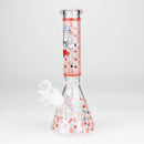 9" Glow In The Dark 4mm glass bong [S60] Glass Bong Super Supplys Inc Design F