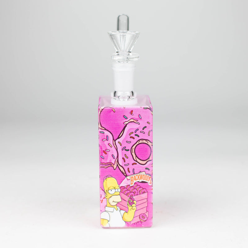 O 7.5" Juicy Box Cartoon Glass Bong