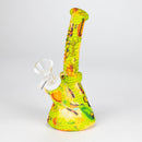 Fortune | 6.5" Angled Hydrographic Silicone Waterpipe-Assorted [SP1018P] Resin · Silicone · Plastic Bong Fortune