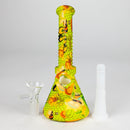 Fortune | 6.5" Angled Hydrographic Silicone Waterpipe-Assorted [SP1018P] Resin · Silicone · Plastic Bong Fortune