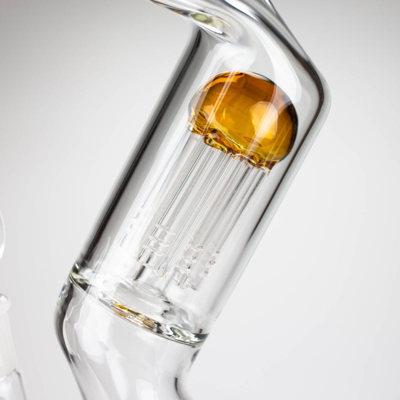 O 16" King Zong glass bong with percolator