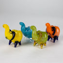 3" Elephant glass hand pipe Glass Pipe Bongzie Smokes Default Title