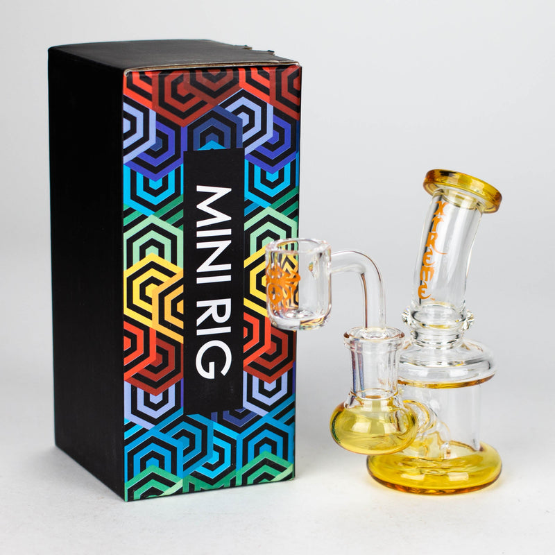 O Xtreme | 4.5" Oil Rig with quartz banger [R027]