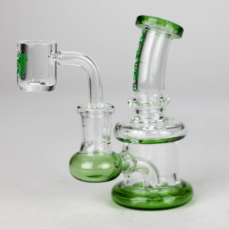 O Xtreme | 4.5" Oil Rig with quartz banger [R027]