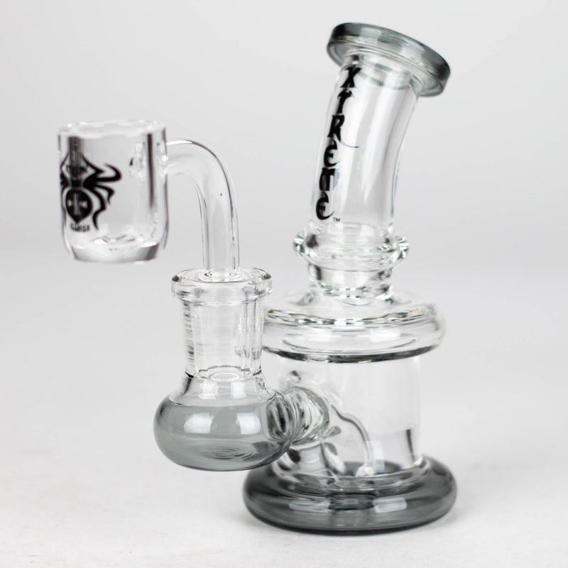 O Xtreme | 4.5" Oil Rig with quartz banger [R027]