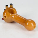 4" Cat design thick glass pipe [XTR1034] Glass Pipe Canadian Distributor
