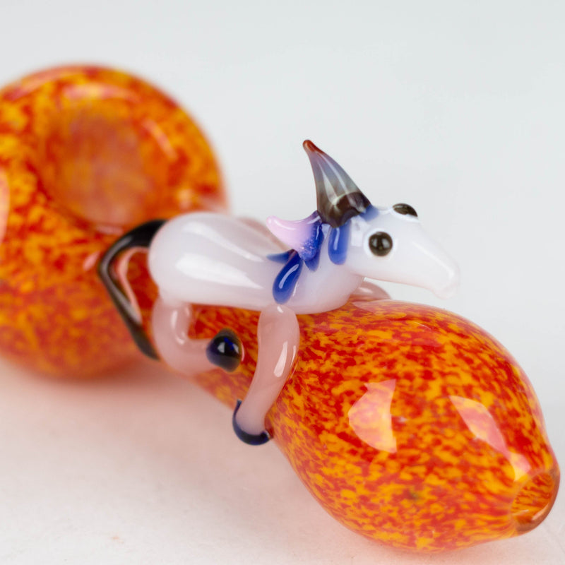 O 5" Unicorn thick glass pipe [XTR1056]