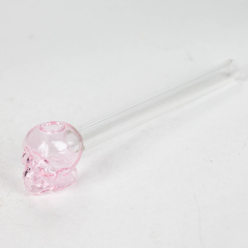 O 5" GLASS Skull oil burnerpipe [AC238-S]