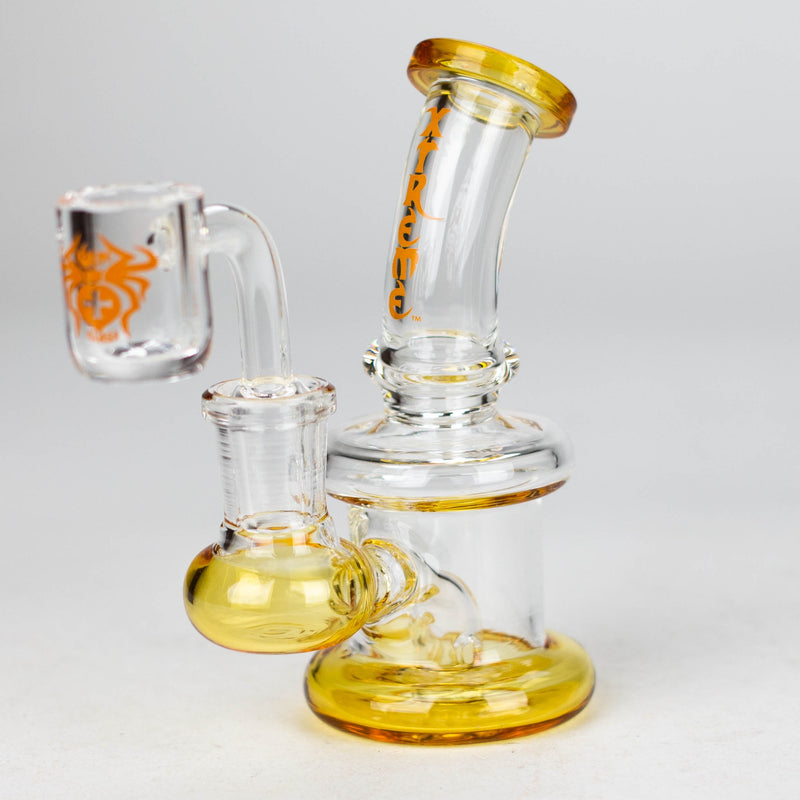 O Xtreme | 4.5" Oil Rig with quartz banger [R027]