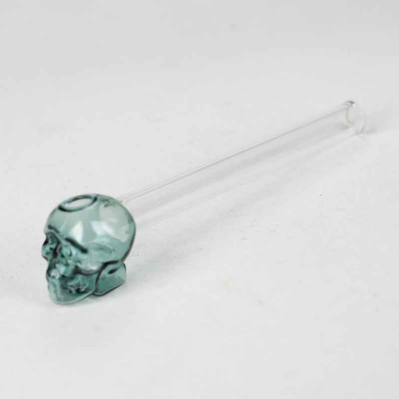 O 5" GLASS Skull oil burnerpipe [AC238-S]