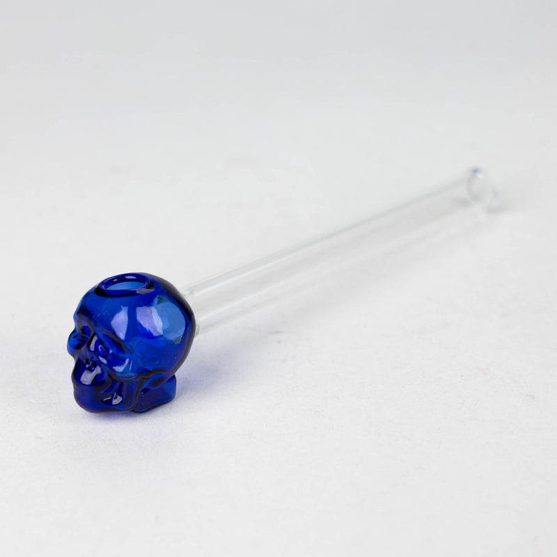 O 5" GLASS Skull oil burnerpipe [AC238-S]