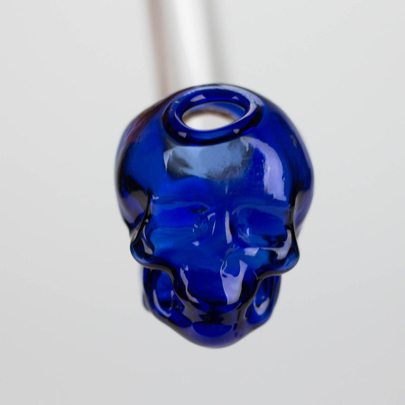 O 5" GLASS Skull oil burnerpipe [AC238-S]