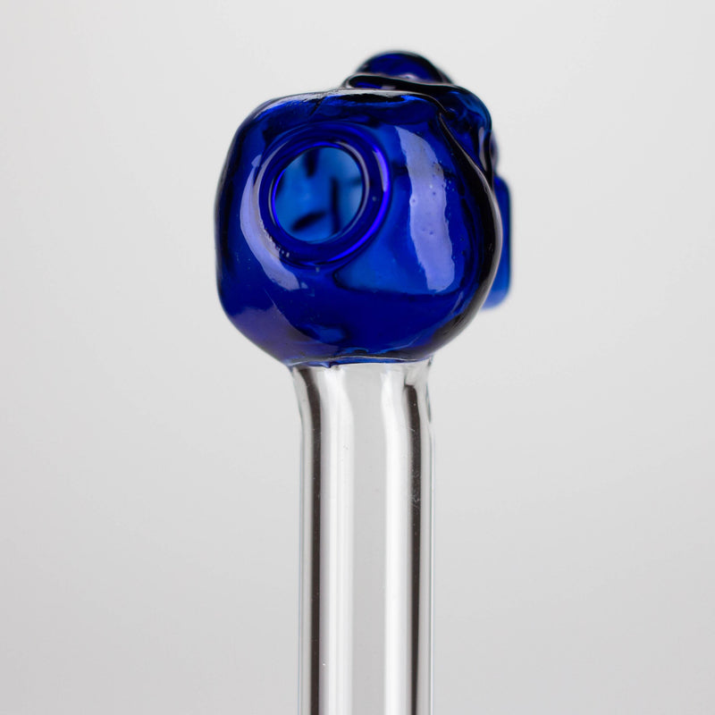 O 5" GLASS Skull oil burnerpipe [AC238-S]