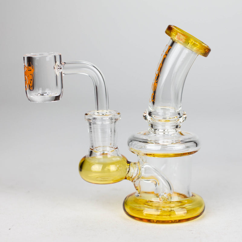 O Xtreme | 4.5" Oil Rig with quartz banger [R027]