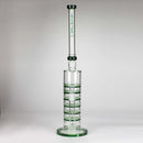 AQUA | 21 " 2-in-1 Multi level honeycomb diffuser glass bong [AQUA019] Glass Bong Canadian Distributor