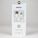 Fortune | Lightning & Type C Phone Charger Cable Charging Cable · Accessory Fortune 3m / Lightning to USB