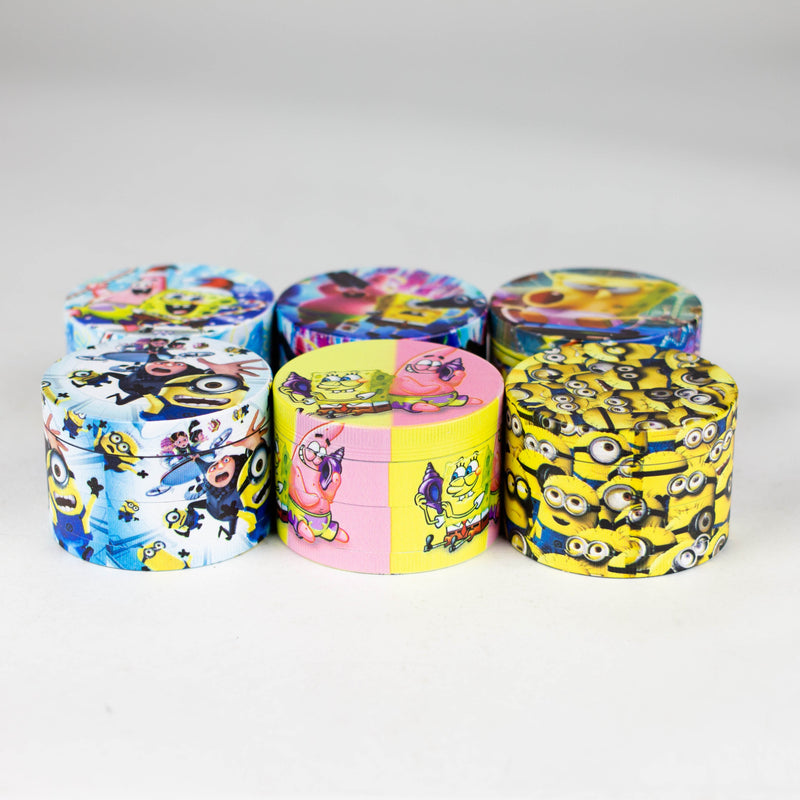 O Dia 63mm*44mm 4 Parts Cartoon Grinder Box Of 6