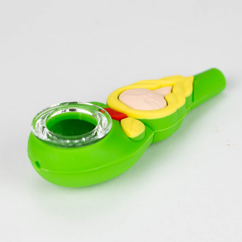 O 3.3" Silicone hand pipe