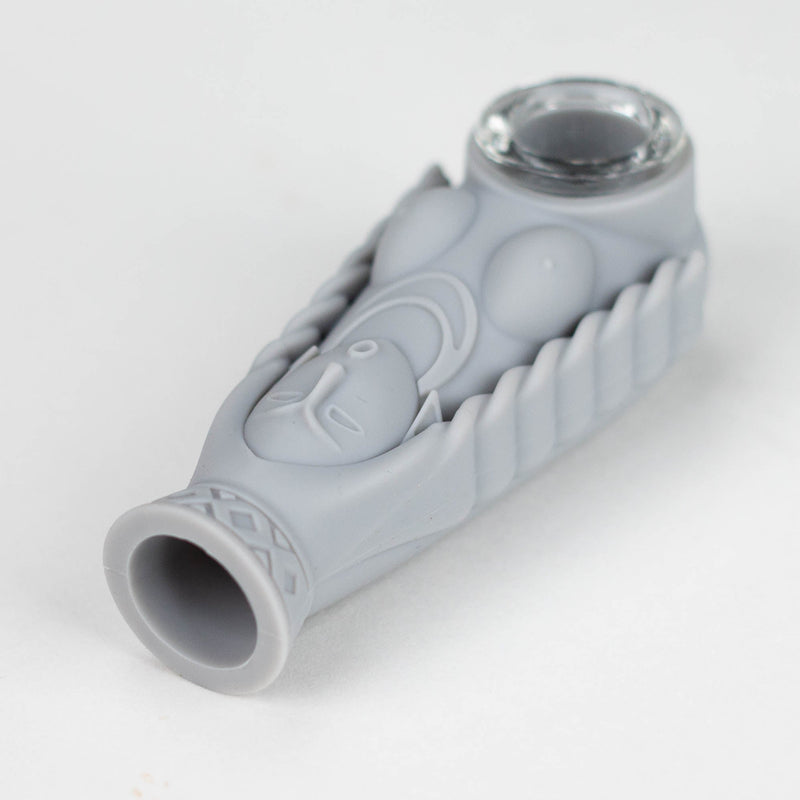 O 3.1" Silicone girl hand pipe