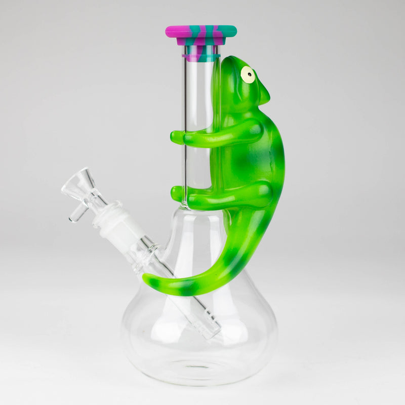 O 8.5" chameleon glass beaker water pipe