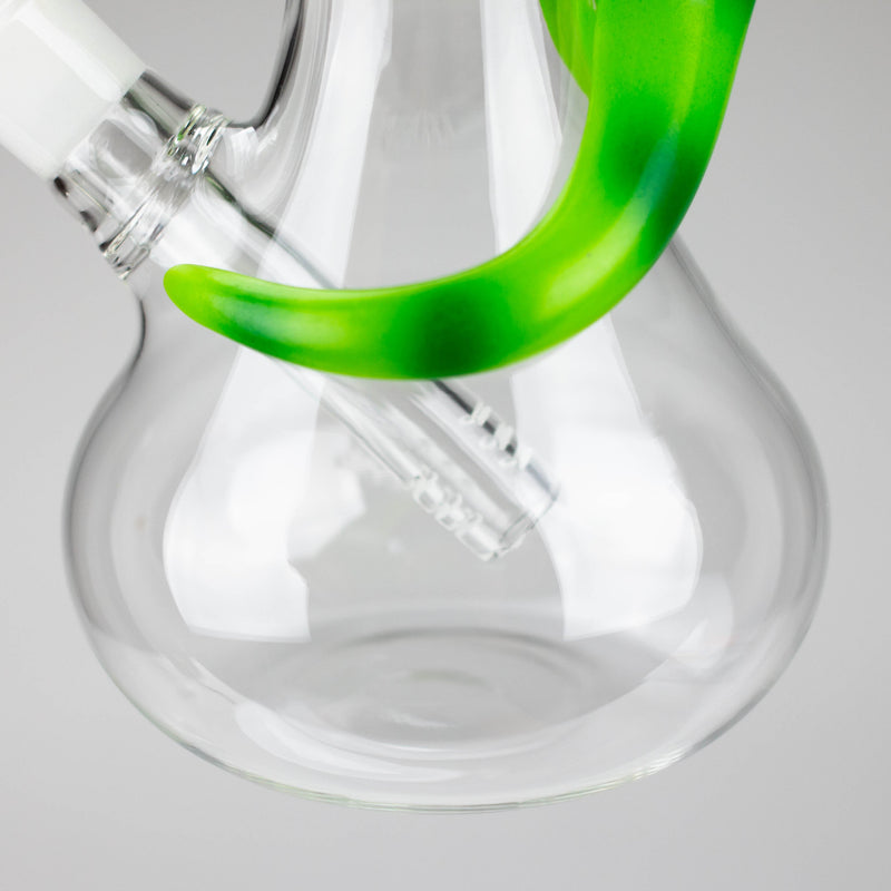 O 8.5" chameleon glass beaker water pipe