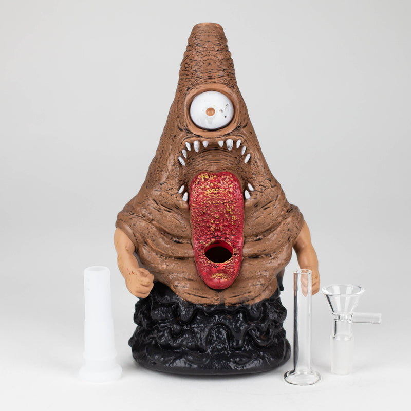 O 8.6" Vinyl Swamp Monster water pipe